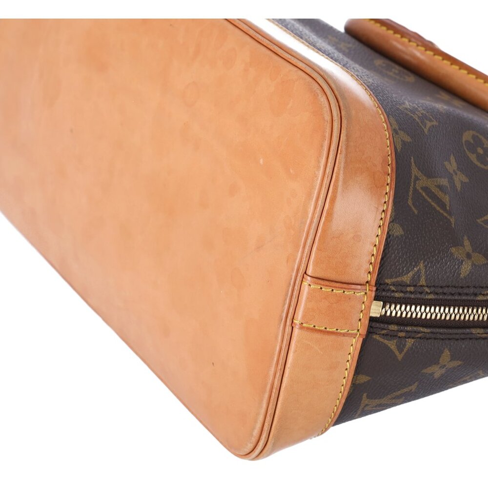Louis Vuitton Alma Monogram Handbag M51130 Brown Dome Satchel View 6